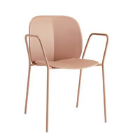 židle Mentha s područkami v barvě 17 Caramel